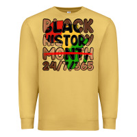 Antique Gold black history month Premium Sweatshirt - LillyAllenDesigns