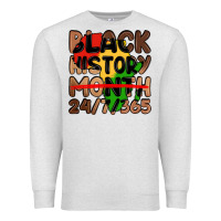 Oatmeal Heather black history month Premium Sweatshirt - LillyAllenDesigns
