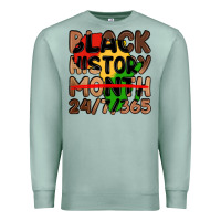 Seafoam black history month Premium Sweatshirt - LillyAllenDesigns