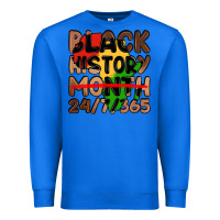 True Royal black history month Premium Sweatshirt - LillyAllenDesigns