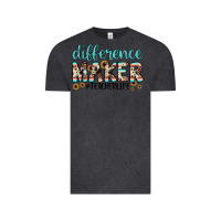 Vintage Black difference maker Vintage Tee - JahusDesignShop