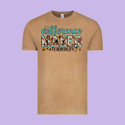 Difference Maker Vintage Tee Designed By Jahusdesignshop