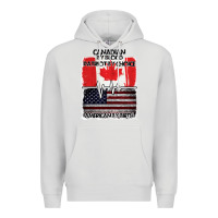 Dove Grey American By Birth Canadian By Blood Patriot By Choice Premium Hoodie - Bettercallsaul