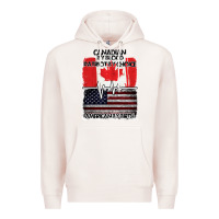 Pale Pink American By Birth Canadian By Blood Patriot By Choice Premium Hoodie - Bettercallsaul