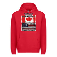 Red American By Birth Canadian By Blood Patriot By Choice Premium Hoodie - Bettercallsaul