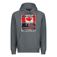Rock American By Birth Canadian By Blood Patriot By Choice Premium Hoodie - Bettercallsaul