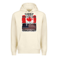 Sandshell American By Birth Canadian By Blood Patriot By Choice Premium Hoodie - Bettercallsaul