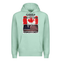 Seafoam American By Birth Canadian By Blood Patriot By Choice Premium Hoodie - Bettercallsaul
