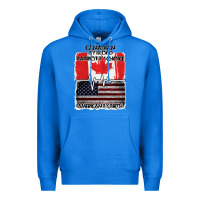 True Royal American By Birth Canadian By Blood Patriot By Choice Premium Hoodie - Bettercallsaul