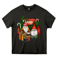 Asphalt Christmas Truck And Gnome Heavy Core Tee - RanaPortraitStore