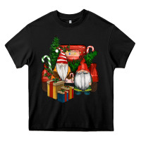 Black Christmas Truck And Gnome Heavy Core Tee - RanaPortraitStore