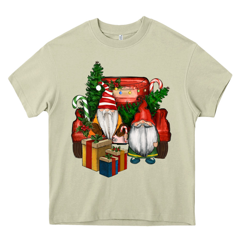 Christmas Truck And Gnome Heavy Core Tee by RanaPortraitStore | Teevron