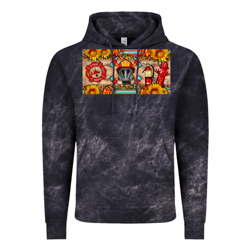 Firefighter Air Mask Sunflower And Elementary License Plate Vintage Hoodie by HRA Design Shop | Teevron