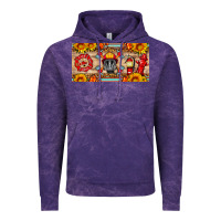 Cloud Purple firefighter air mask sunflower and elementary license plate Vintage Hoodie - HRA Design Shop