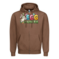 Chestnut egg hunter Zipper Hoodie - MaliasSmallBusiness