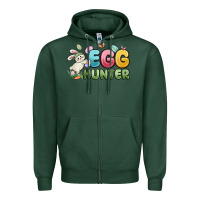Sports Green egg hunter Zipper Hoodie - MaliasSmallBusiness