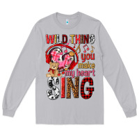 Moon Dust wild thing you make my heart sing Long Sleeve Tee - NancyCooperArtShop