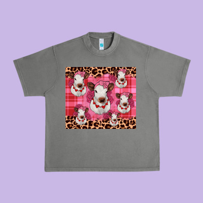 Calf Valentines Tumbler Urban Heavy Tee Designed By Jahusdesignshop