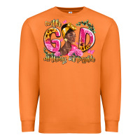 With God All Things Are Possible Black Woman Premium Sweatshirt | Teevron