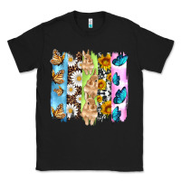 Easter Bunny Butterfly Daisy And Sunflower With Cowhide And  Leopard B Classic Tee | Teevron