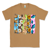Toasted Coconut easter bunny butterfly daisy and sunflower with cowhide and  leopard b Classic Tee - Artiststas