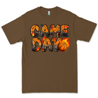 Cacao game day basketball leopard Premium Tee - Zillion Design Studio