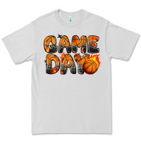 Dove Grey game day basketball leopard Premium Tee - Zillion Design Studio