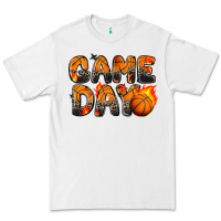 White game day basketball leopard Premium Tee - Zillion Design Studio
