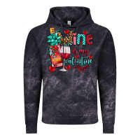 Cloud Black wine is my valentine olivia Vintage Hoodie - OliviaCreatesArt