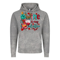 Cloud Rock wine is my valentine olivia Vintage Hoodie - OliviaCreatesArt