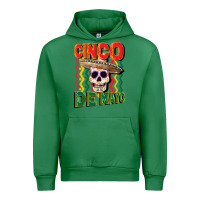 Emerald cinco de mayo with skull Urban Hoodie - CowGirlArtShop