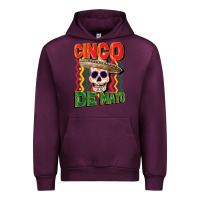 Mauve Wine cinco de mayo with skull Urban Hoodie - CowGirlArtShop