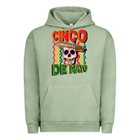 Pigment Oil Green cinco de mayo with skull Urban Hoodie - CowGirlArtShop