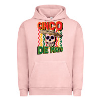 Pigment Salmon cinco de mayo with skull Urban Hoodie - CowGirlArtShop