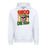 White cinco de mayo with skull Urban Hoodie - CowGirlArtShop
