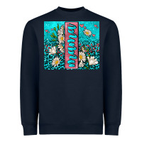 Navy turquoise leopard mama Heavyweight Sweatshirt - AdoDesignShop