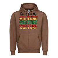 Chestnut do it for the culture Zipper Hoodie - MaliasSmallBusiness