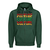 Sports Green do it for the culture Zipper Hoodie - MaliasSmallBusiness
