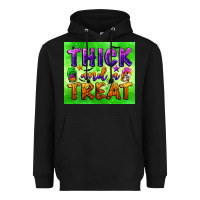 Black thick and a treat Heavyweight Hoodie - BundleAndBundleShop