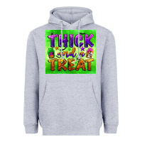 Heather Grey thick and a treat Heavyweight Hoodie - BundleAndBundleShop