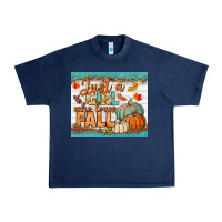 Navy Just A Girl Who Loves Fall Mousepad Urban Heavy Tee - BundleAndBundleShop