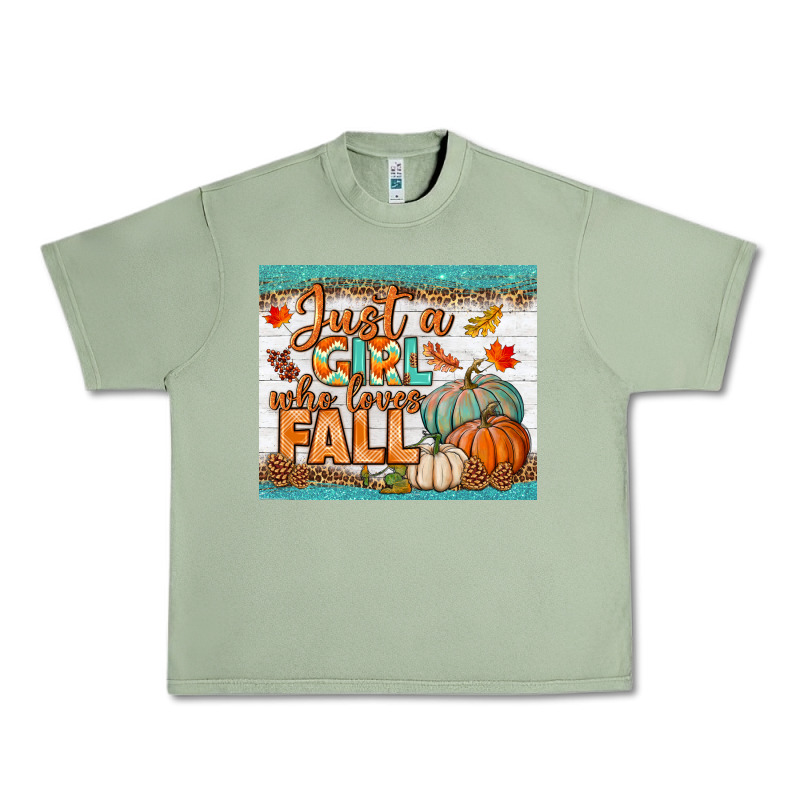 Just A Girl Who Loves Fall Mousepad Urban Heavy Tee by BundleAndBundleShop | Teevron