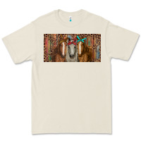 Bone Horses with serape and leopard Premium Tee - RanaPortraitStore