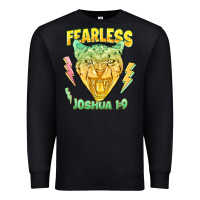 Black fearless joshua 1 9 cheetah Premium Sweatshirt - LillyAllenDesigns