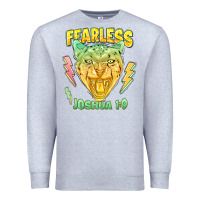Heather Grey fearless joshua 1 9 cheetah Premium Sweatshirt - LillyAllenDesigns
