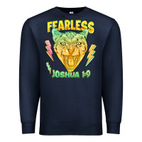 Navy fearless joshua 1 9 cheetah Premium Sweatshirt - LillyAllenDesigns