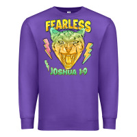 Purple fearless joshua 1 9 cheetah Premium Sweatshirt - LillyAllenDesigns