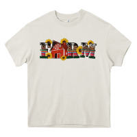 Cream western farm Heavy Core Tee - Artiststas