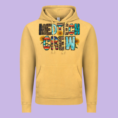 Medtech Crew Vintage Hoodie Designed By Racoondesign