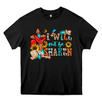 Black i will not be shaken Heavy Core Tee - Zillion Design Studio